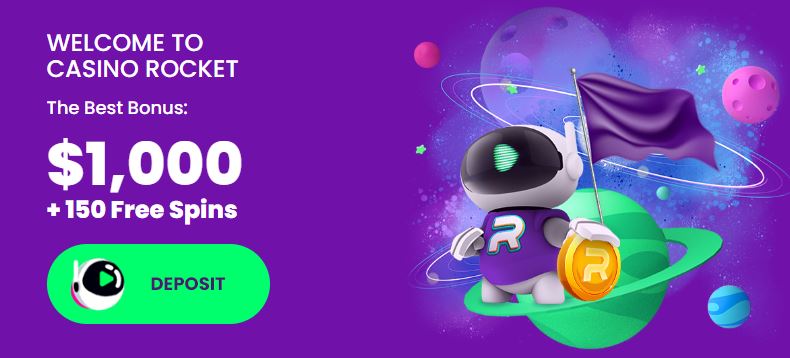 Free spins for newcomers in Rocket Casino