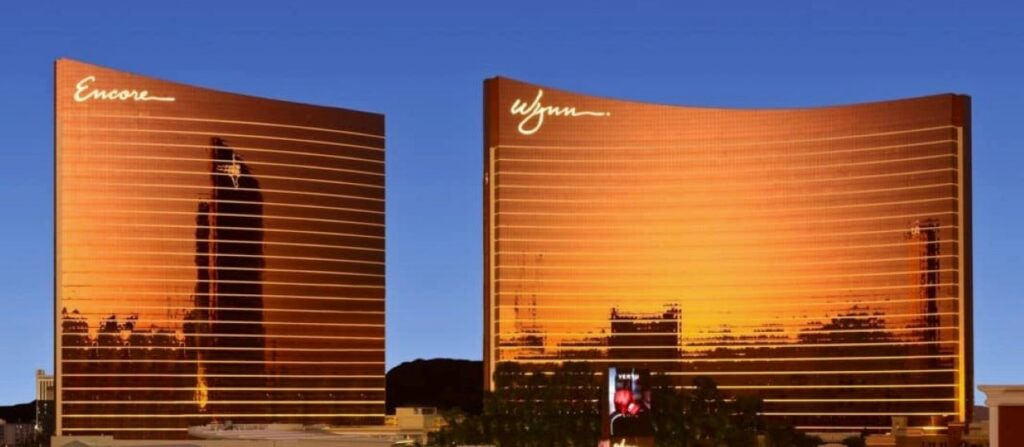 two buildings Wynn resorts 